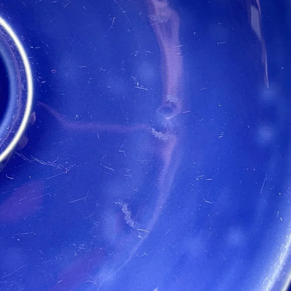 GUC S/2 Dansk Soup/Pasta Bowls, Stoneware, "Craftmark Denim", Leaf, 9 1/2" D - Picture 14 of 14